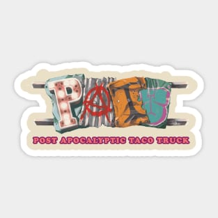 Post Apocalyptic Taco Truck OG Logo Sticker